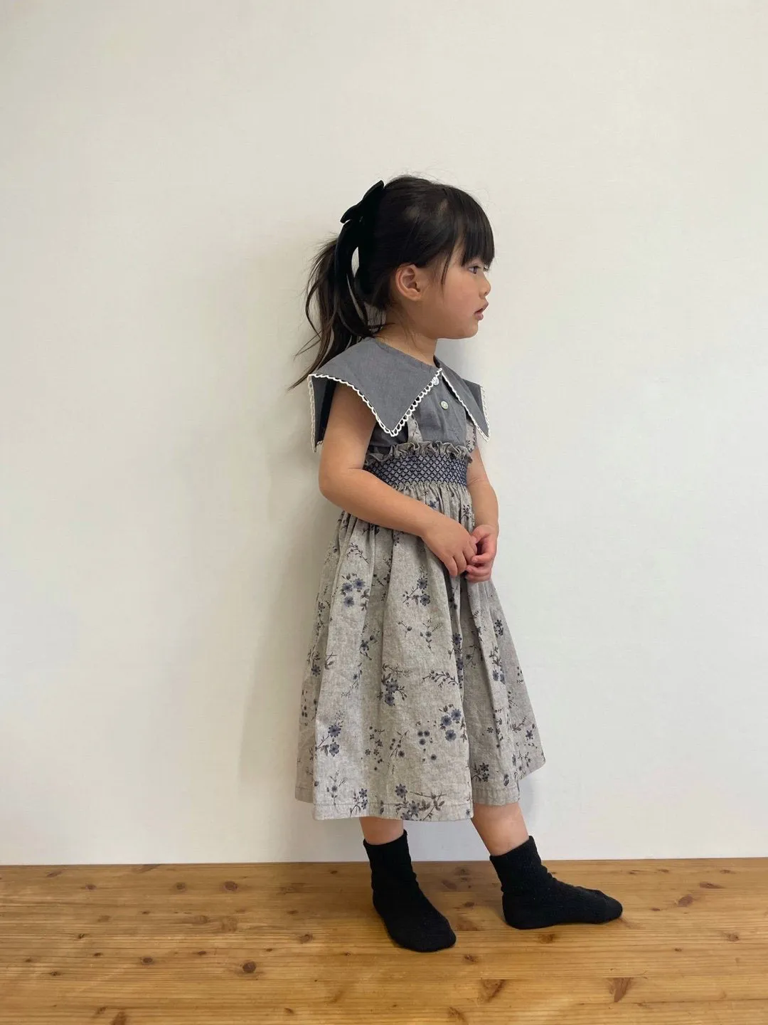 Rev Suspender Skirt _ Grey