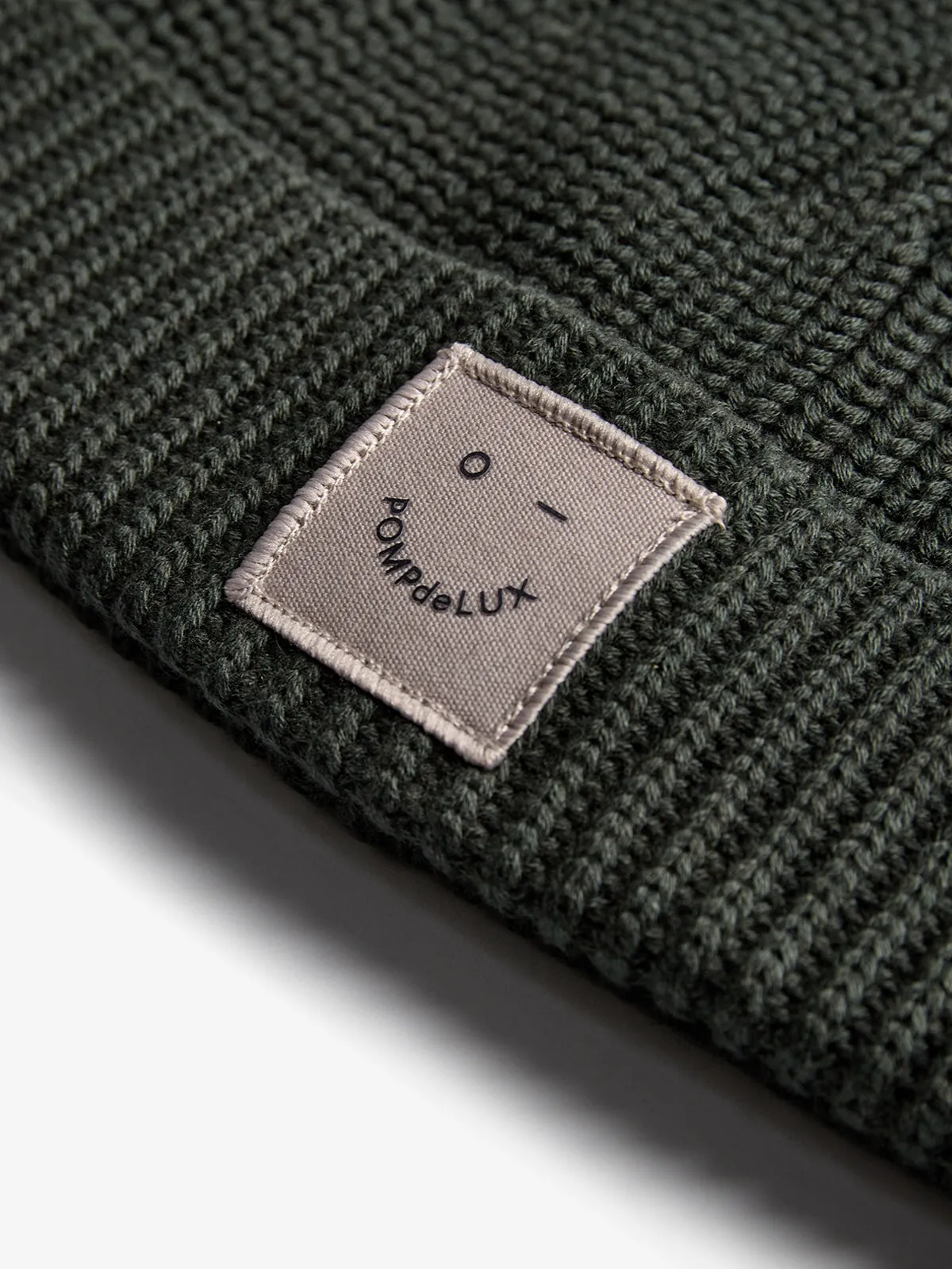 Ribbed Knit Beanie - Kids - Dark Green