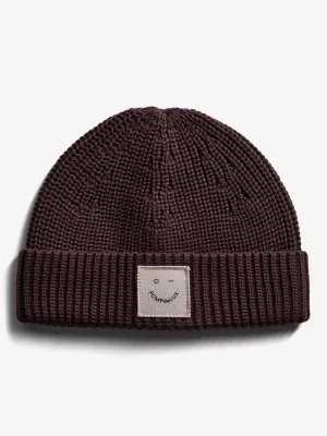 Ribbed Knit Beanie - Kids - Dark Purple