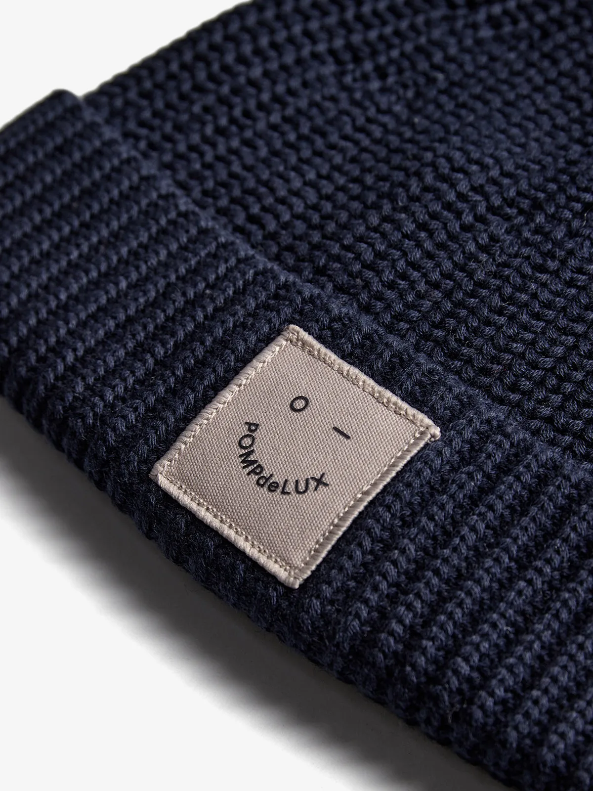 Ribbed Knit Beanie - Little - Navy