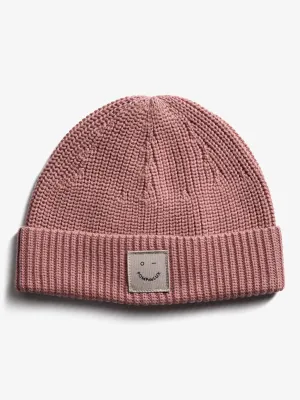 Ribbed Knit Beanie - Tween - Dusty Rose