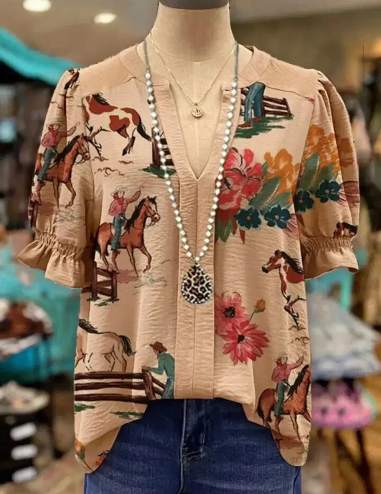 Rodeo Daisies Blouse