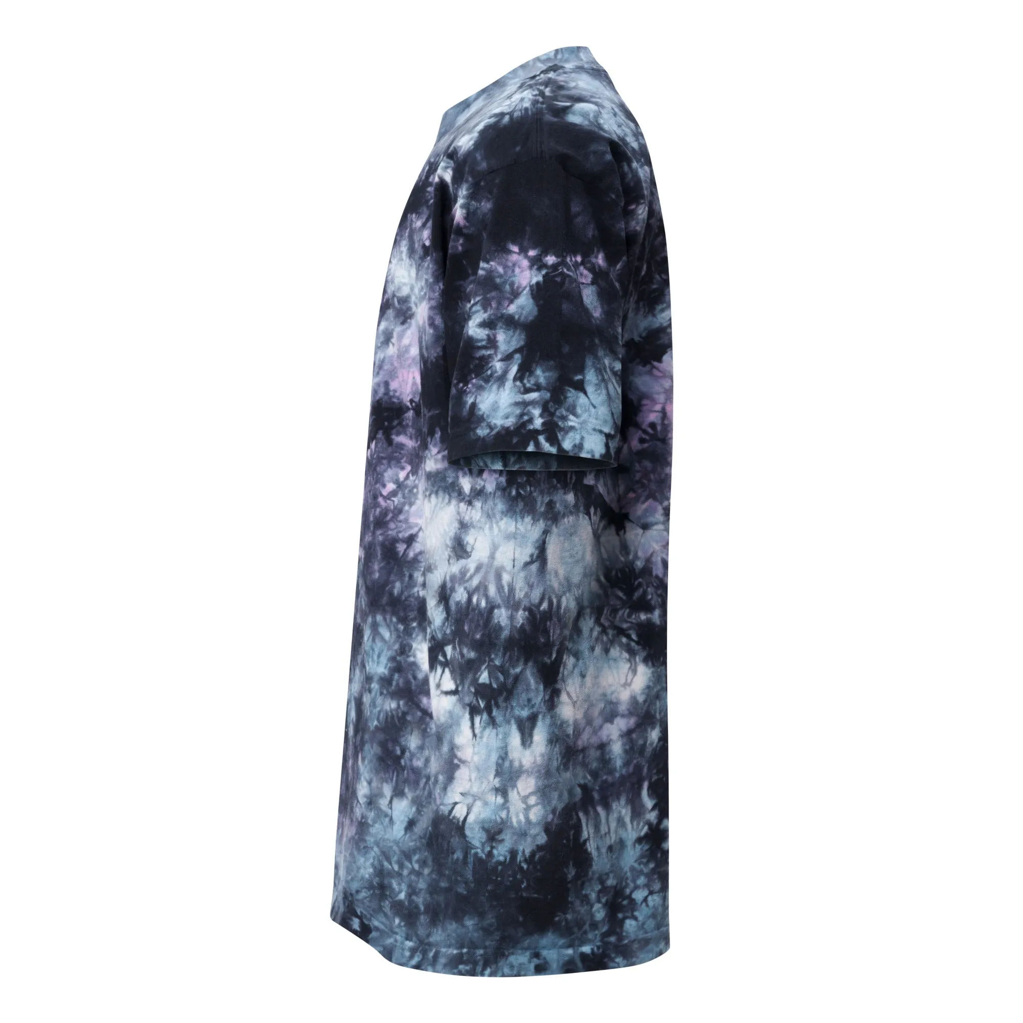 Shaka Wear embroidered Oversized tie-dye t-shirt