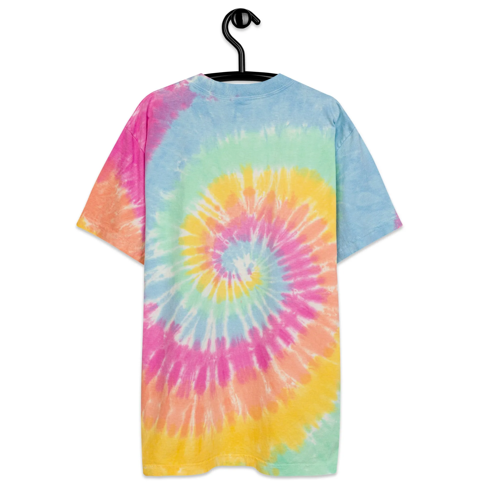 Shaka Wear embroidered Oversized tie-dye t-shirt