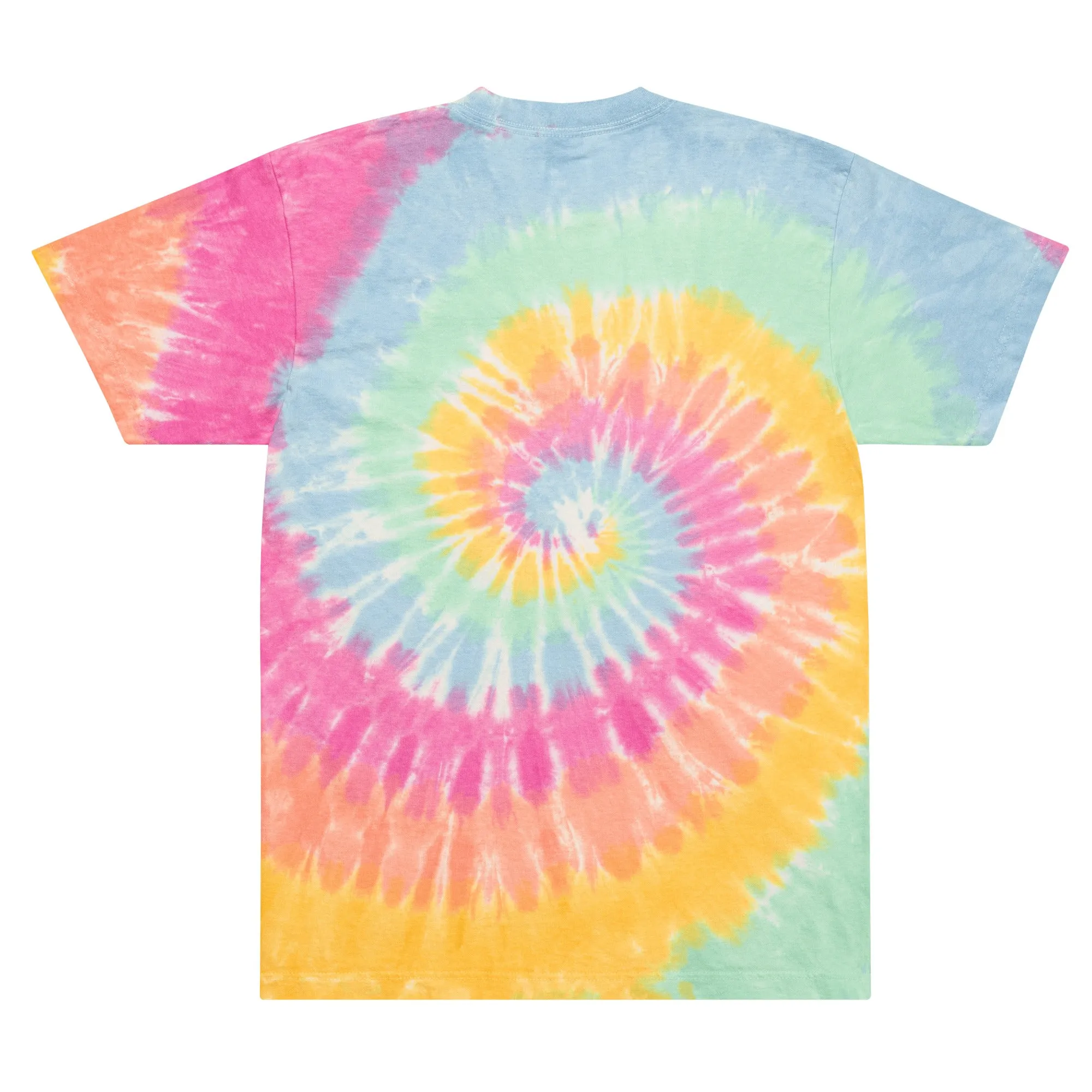 Shaka Wear embroidered Oversized tie-dye t-shirt