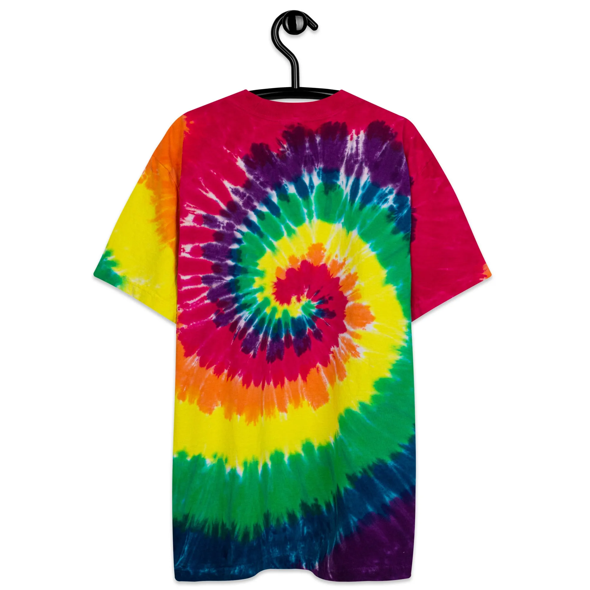 Shaka Wear embroidered Oversized tie-dye t-shirt