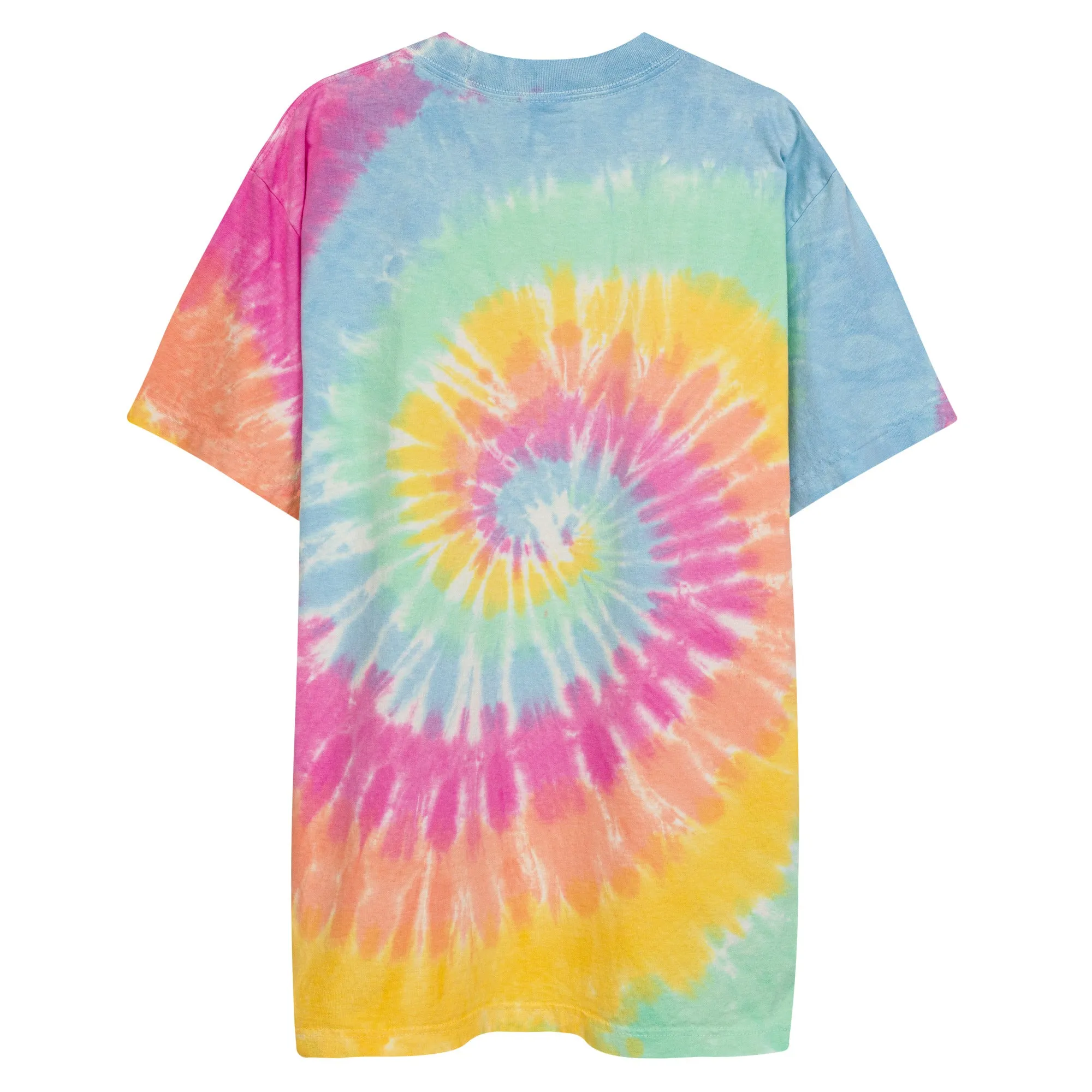 Shaka Wear embroidered Oversized tie-dye t-shirt