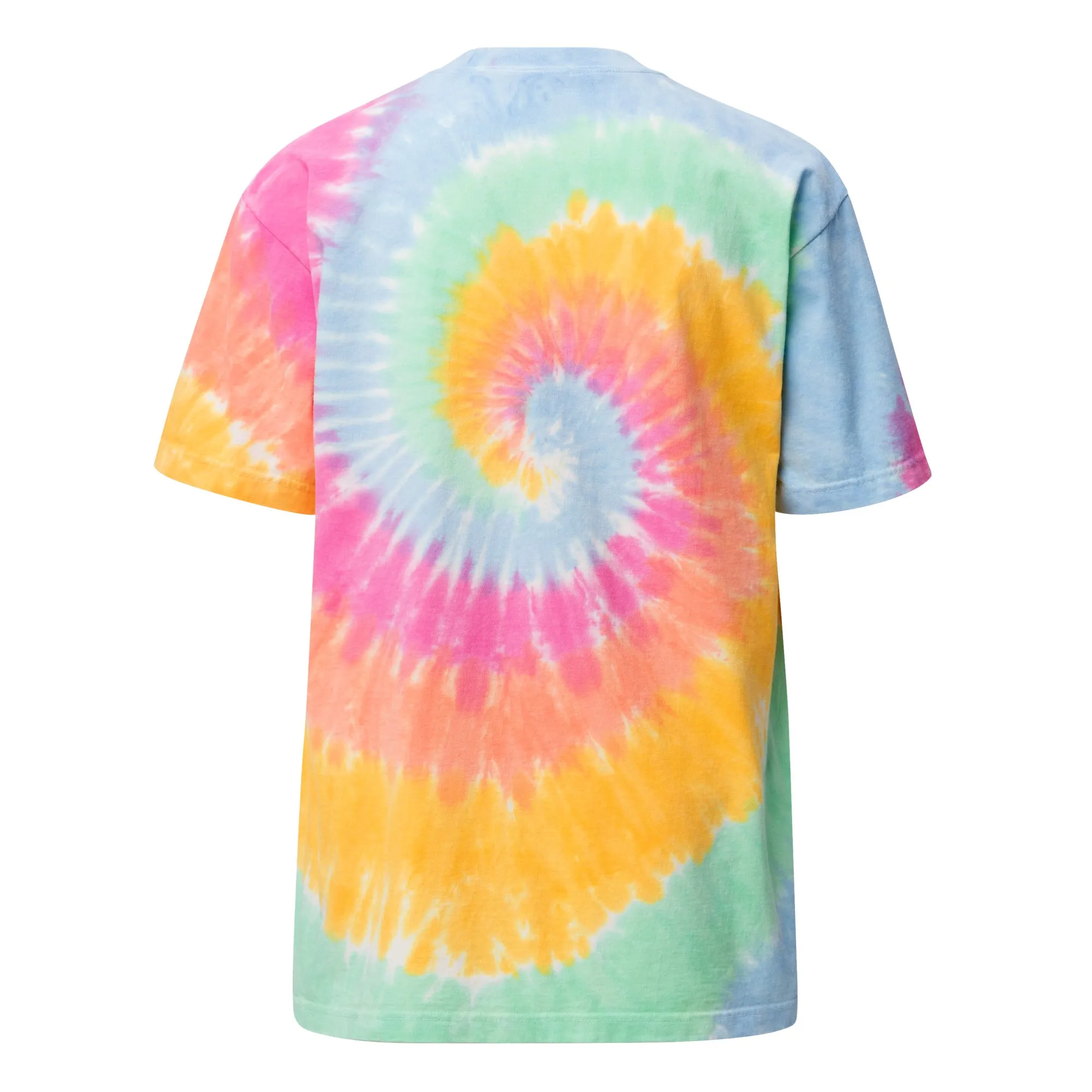 Shaka Wear embroidered Oversized tie-dye t-shirt