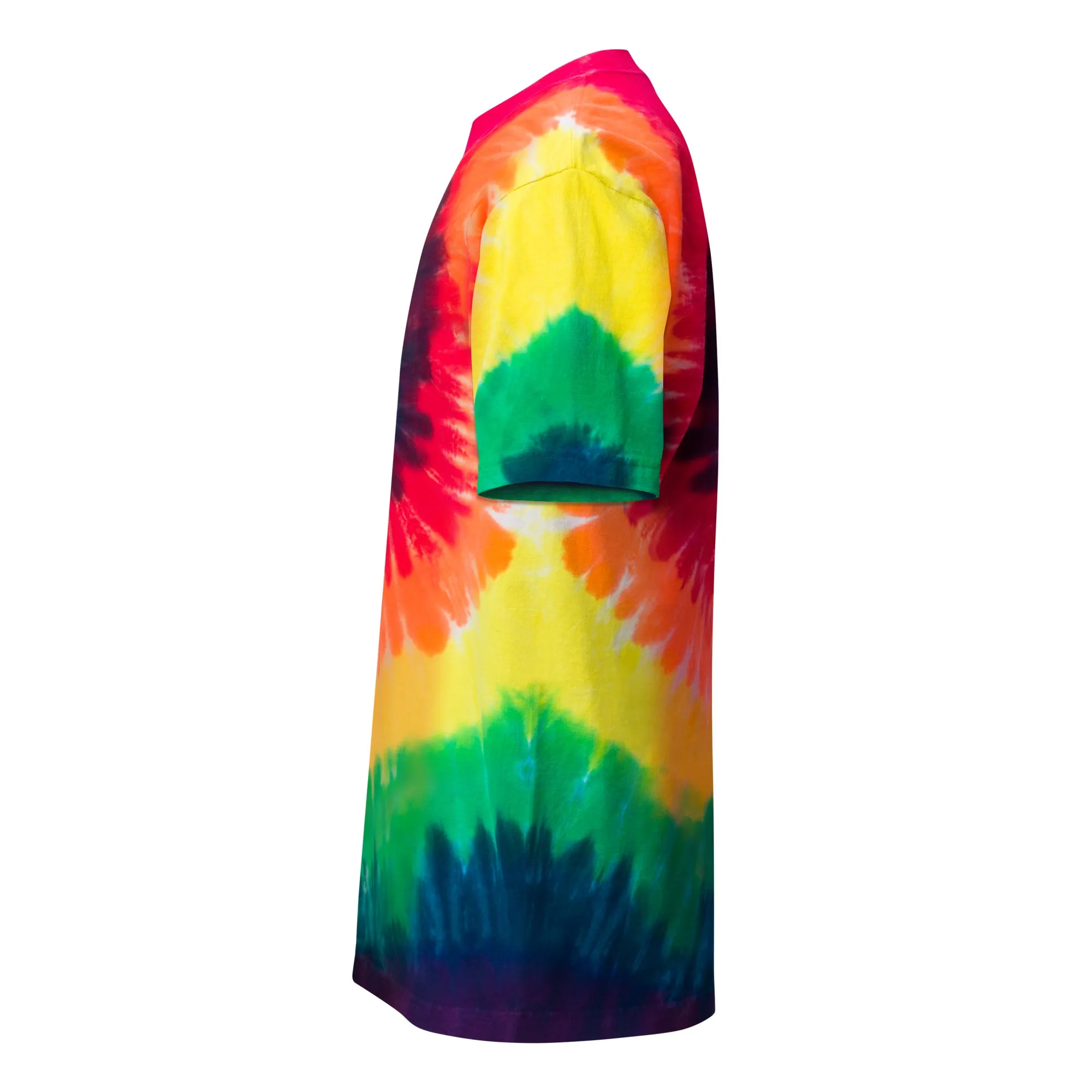 Shaka Wear embroidered Oversized tie-dye t-shirt