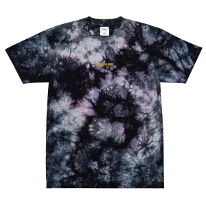 Shaka Wear embroidered Oversized tie-dye t-shirt