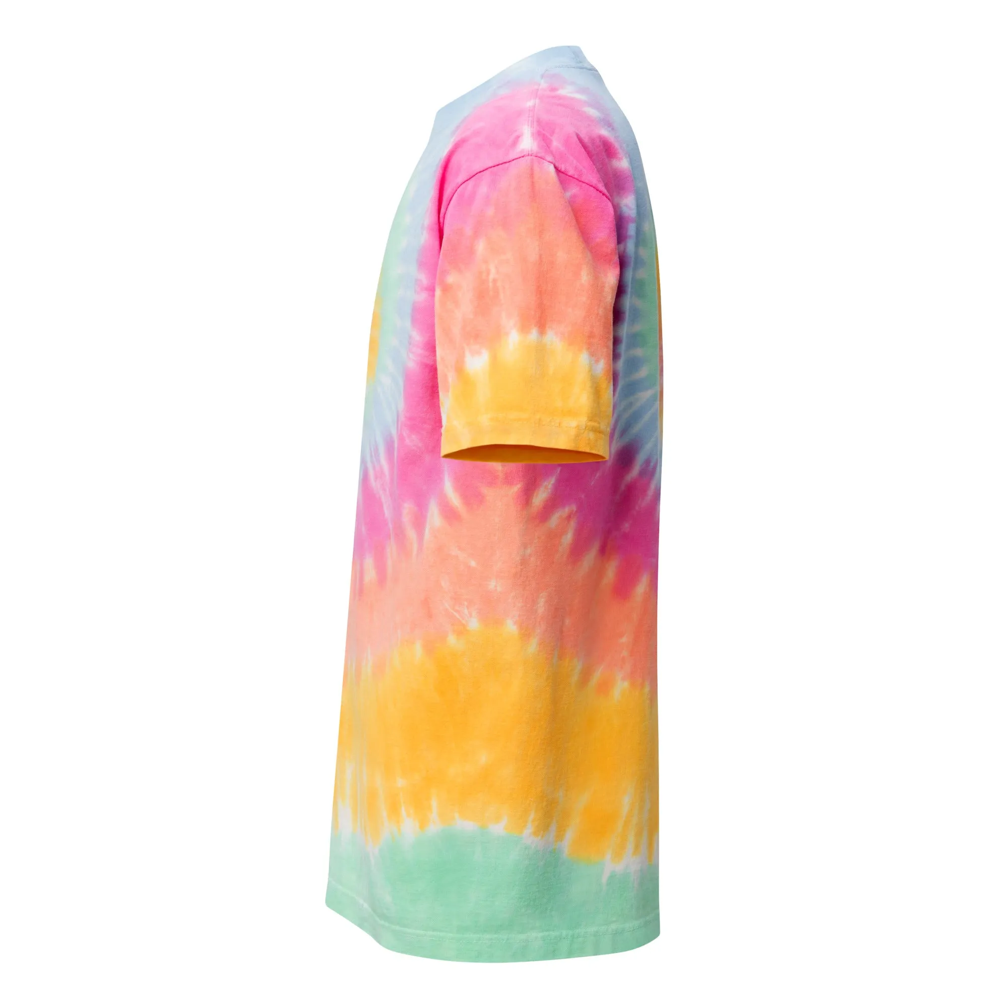 Shaka Wear embroidered Oversized tie-dye t-shirt