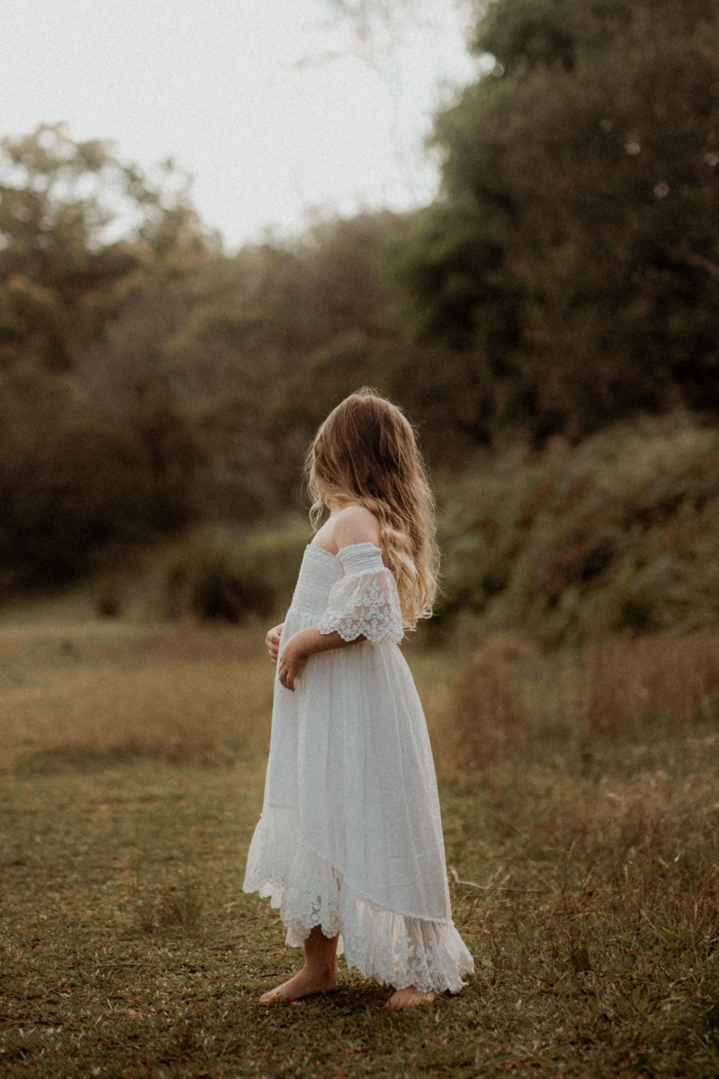 Tea Princess Maya Flower Girl Dress - Holy Communion Dress