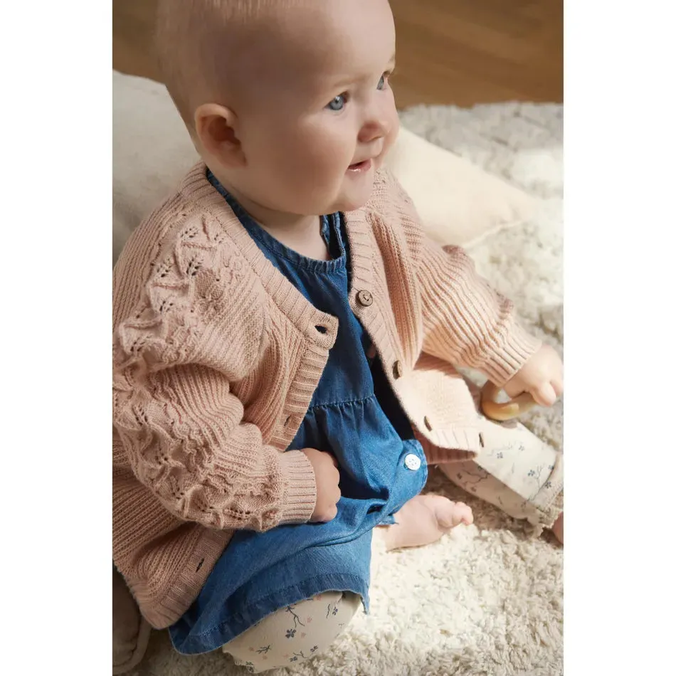 The Cameo Cardigan - Pink - BABY