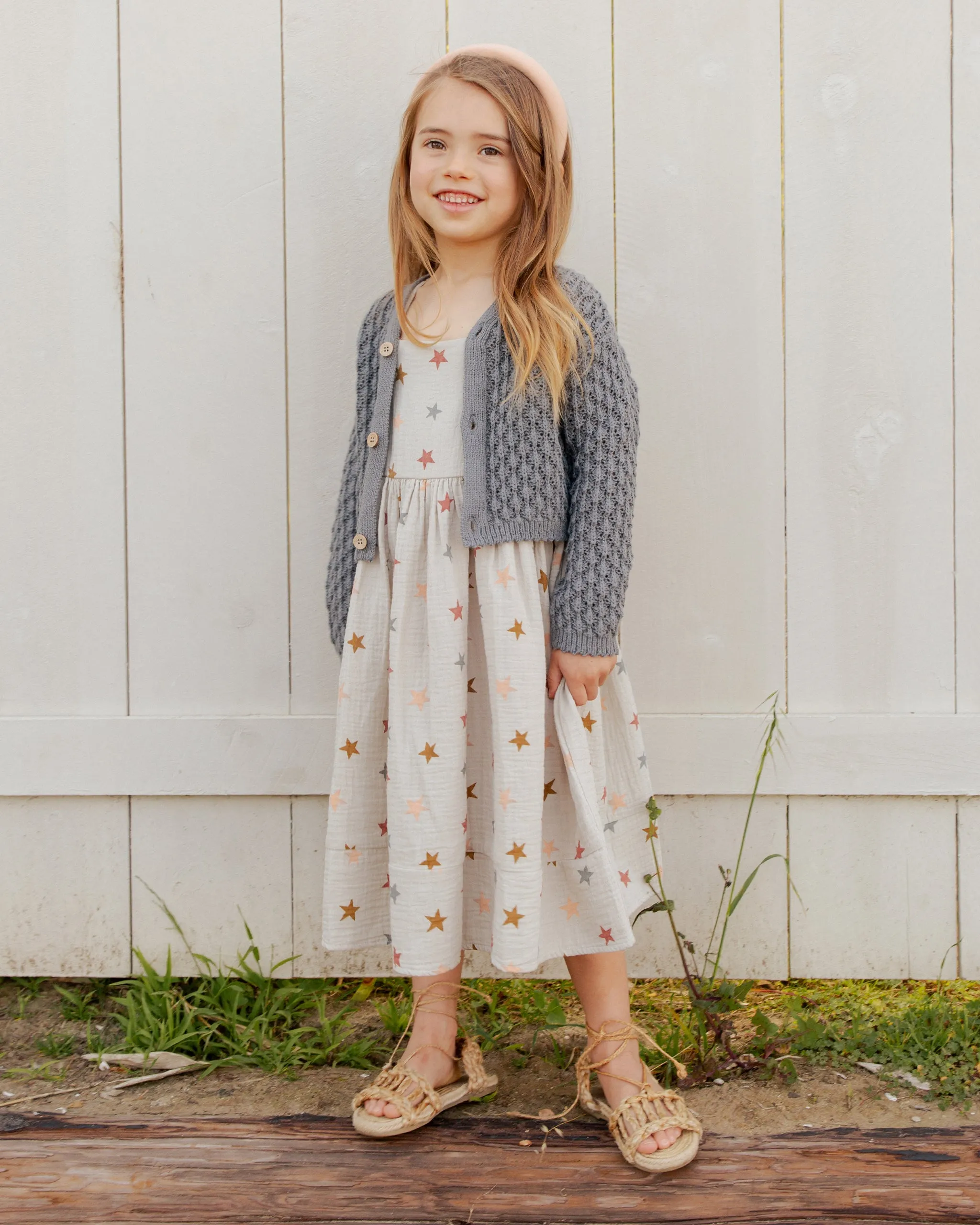 The Ella Cardigan by Rylee   Cru - Indigo - KIDS