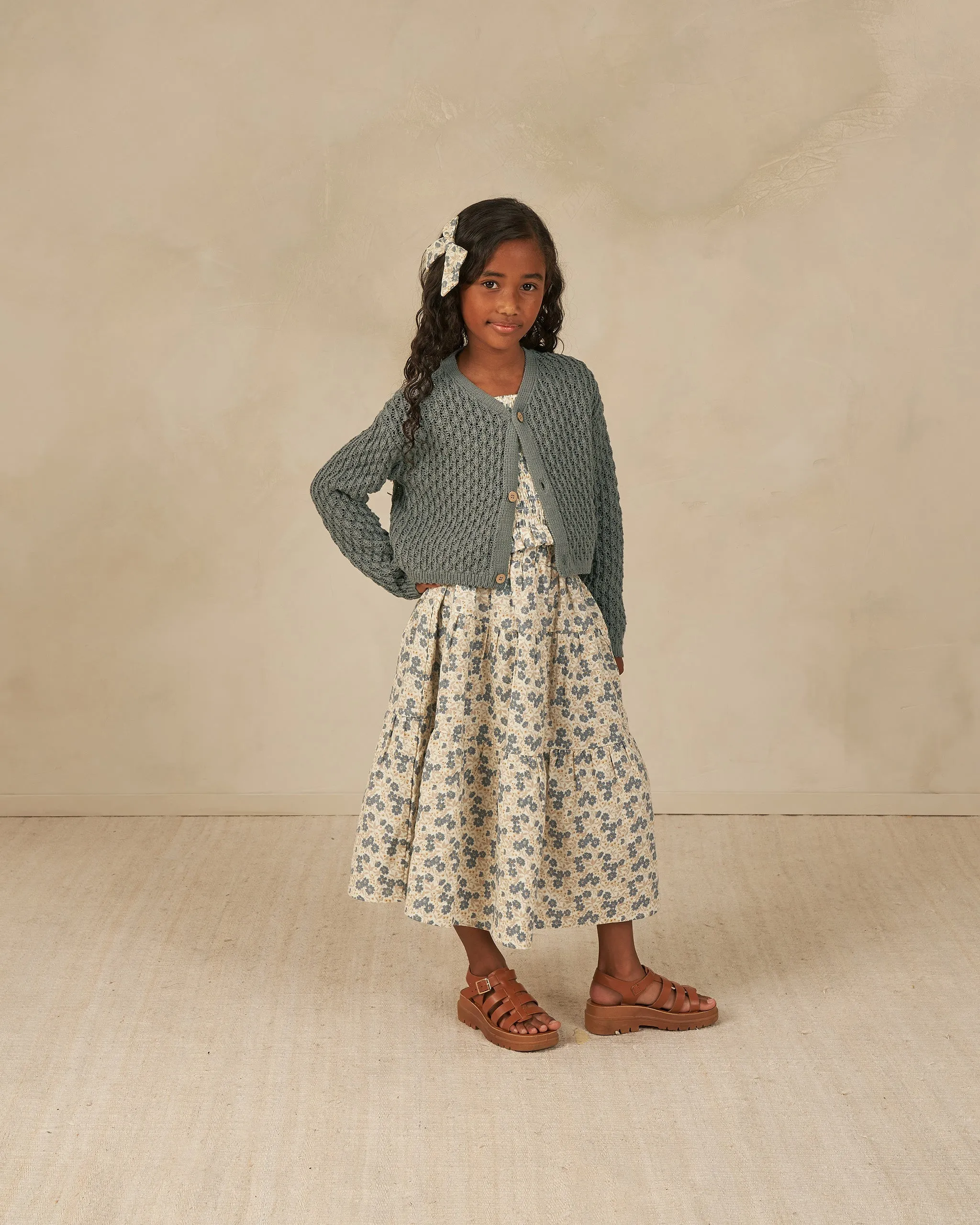 The Ella Cardigan by Rylee   Cru - Indigo - KIDS