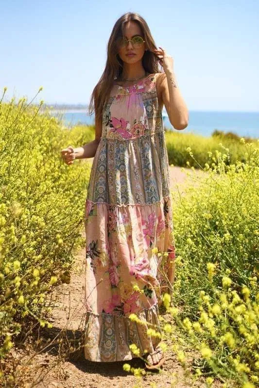 The Music Festival Boho Dress in Petal