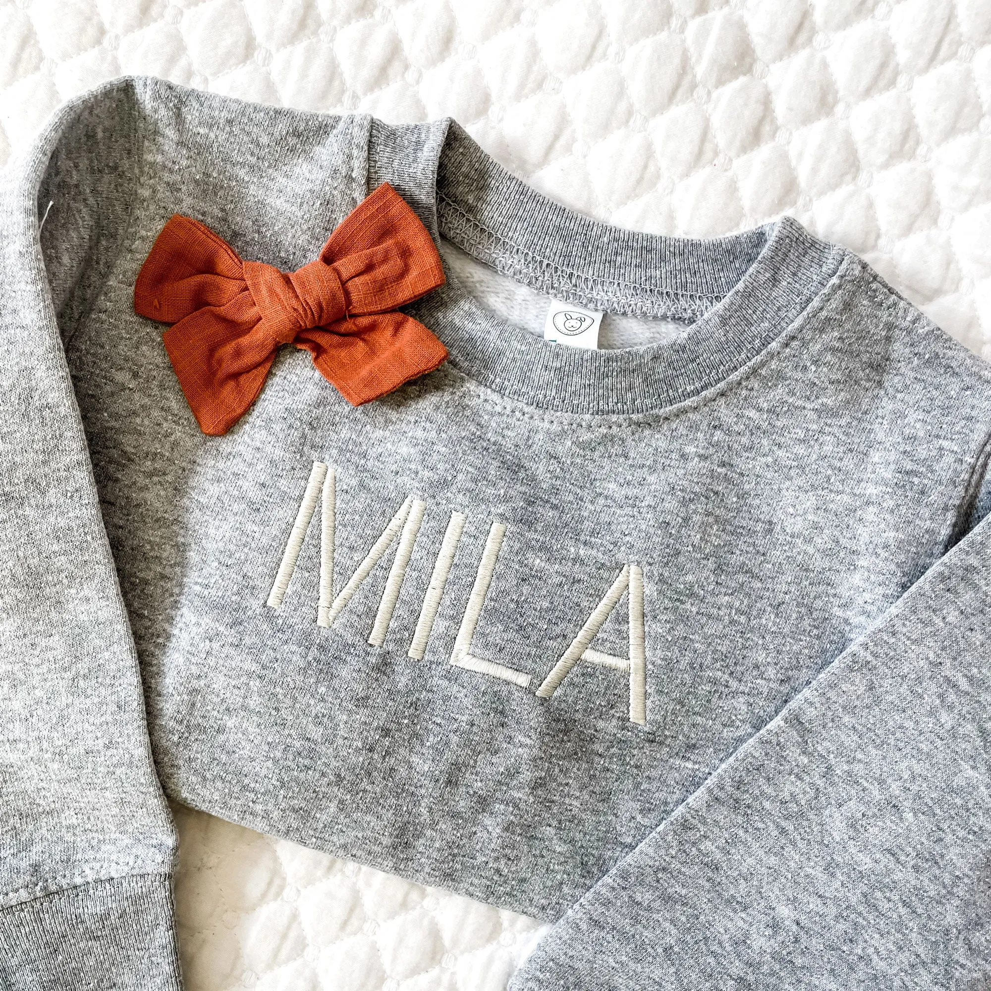 Toddler Center Embroidered Charlie Sweatshirt