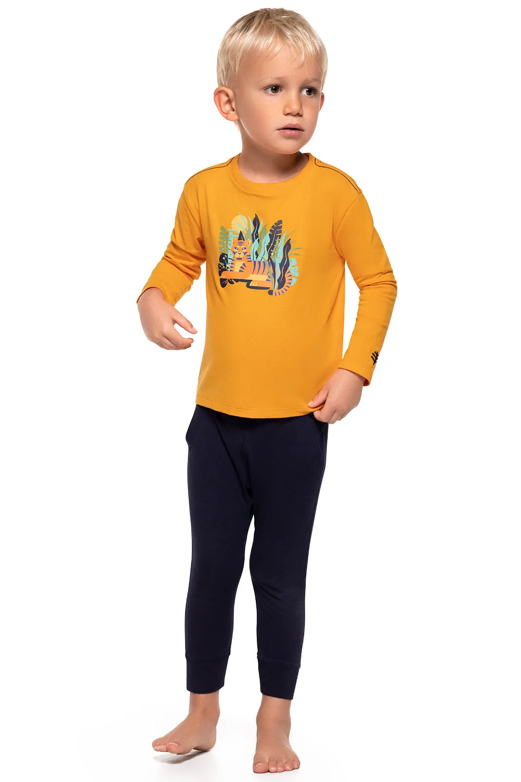 Toddler Coco Plum Everyday Long Sleeve Graphic T-Shirt  |  Apricot Crush