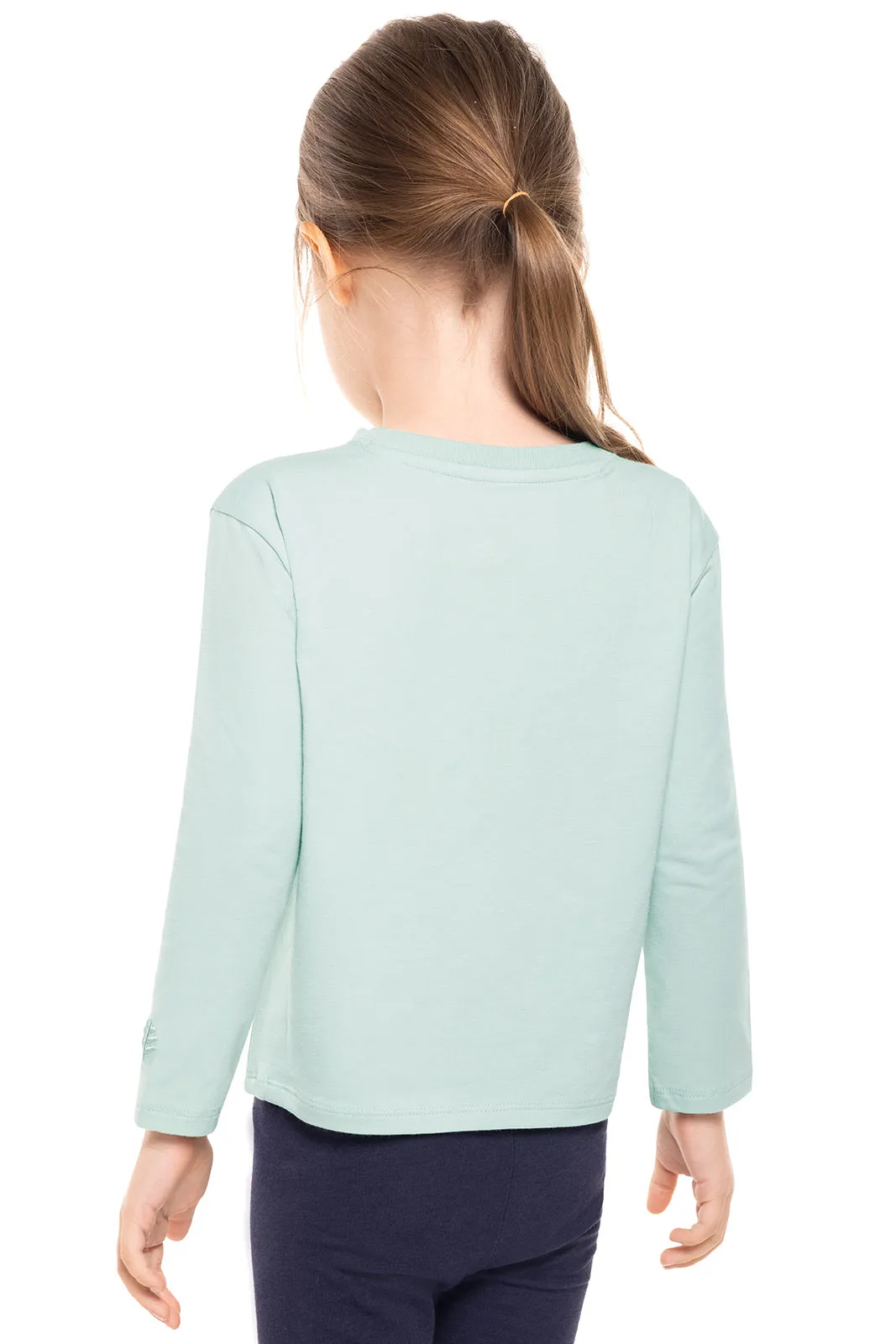 Toddler Coco Plum Everyday Long Sleeve T-Shirt  |  Misty Aqua