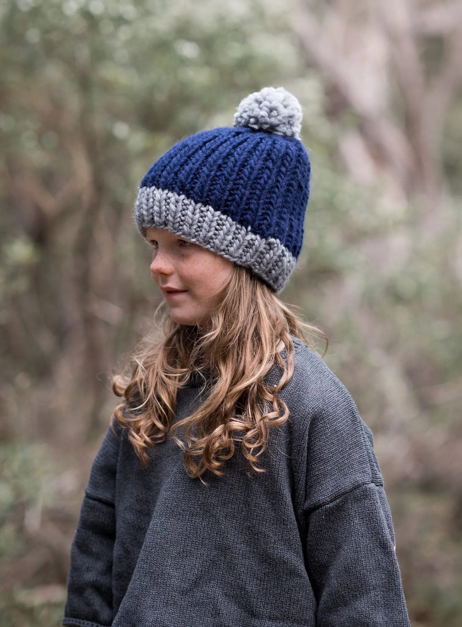 Traveller Chunky Beanie Navy