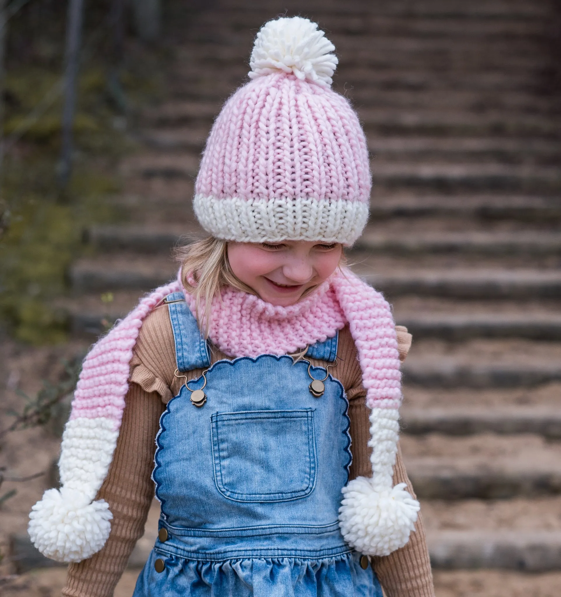 Traveller Chunky Beanie Pink