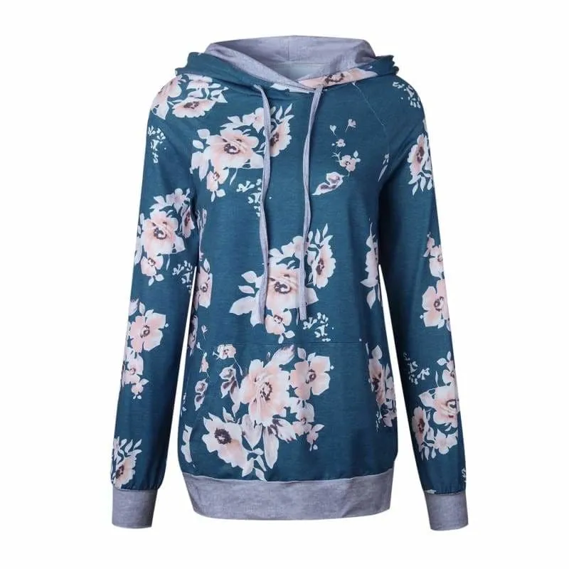 Vintage floral hoodie