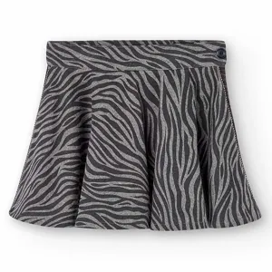 Zebra Pleated Skirt - FINAL SALE